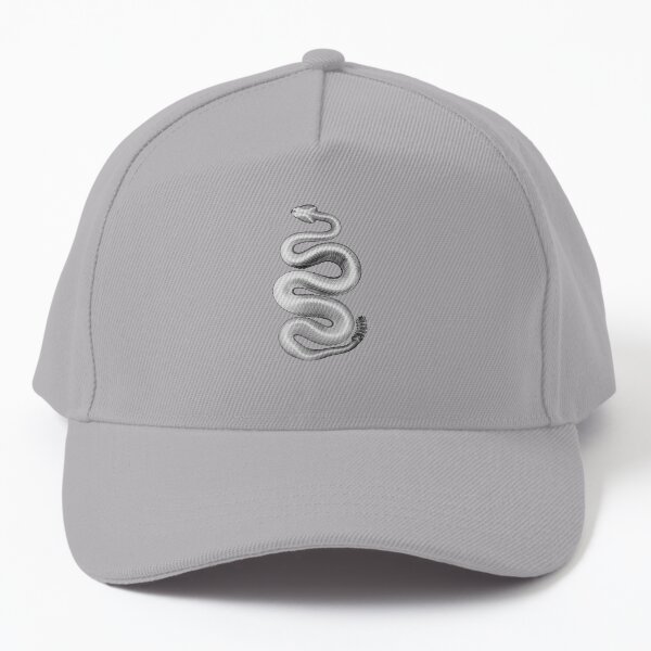 Southern Pacific Rattlesnake, X-Ray, White Baseball Cap