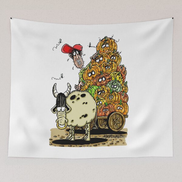 Item preview, Oxen pulled Pumpkin Wagon!  designed and sold by bobtheartman.