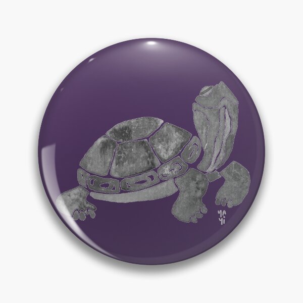 Item preview, Happy black and white turtle designed and sold by Yayilustra.