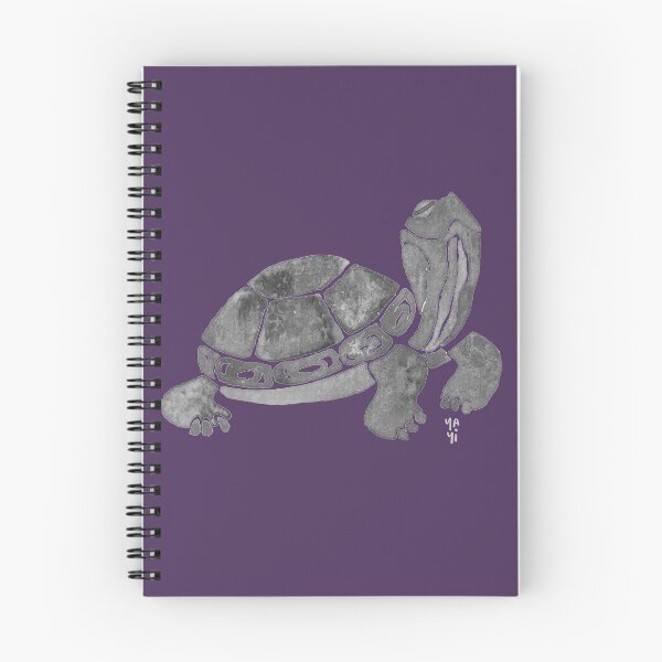 Item preview, Happy black and white turtle designed and sold by Yayilustra.