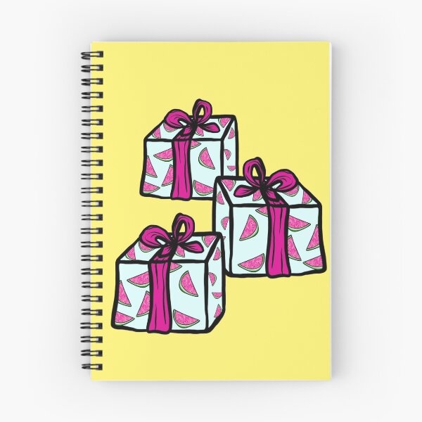Item preview, Aussie Xmas Design on Yellow #3 Watermelon Wrapped Presents designed and sold by RC-aRtY.