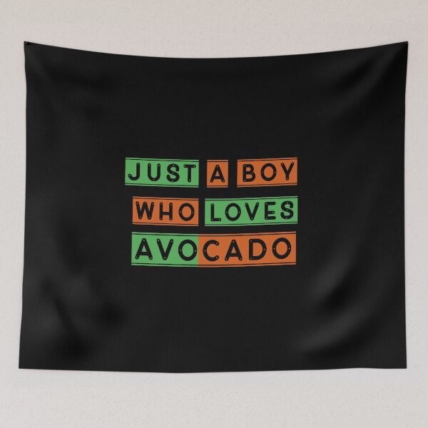 Item preview, Just A Boy Who Loves Avocado designed and sold by changemylife.