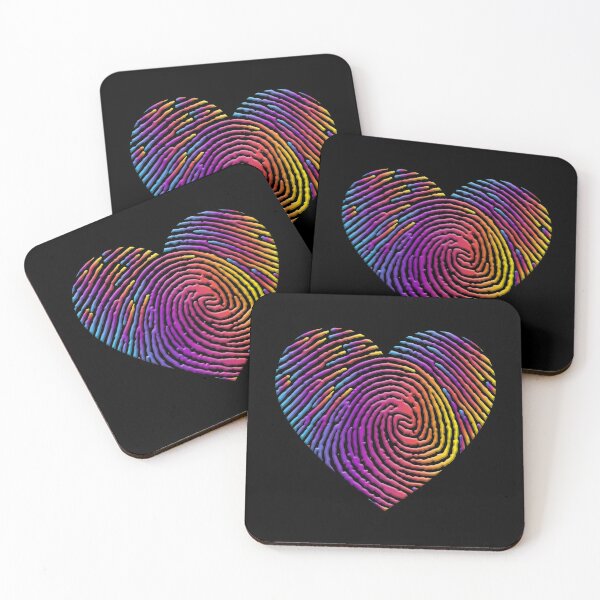 Item preview, Colorful Heart Fingerprint  designed and sold by infleims.
