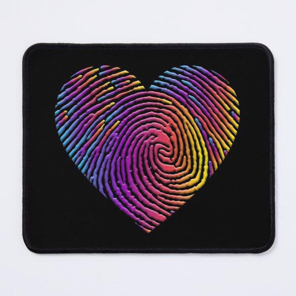 Item preview, Colorful Heart Fingerprint  designed and sold by infleims.