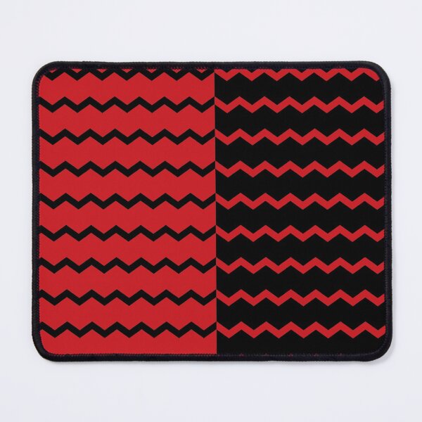 Item preview, Red & Black Crazy Chevron designed and sold by OddPop.
