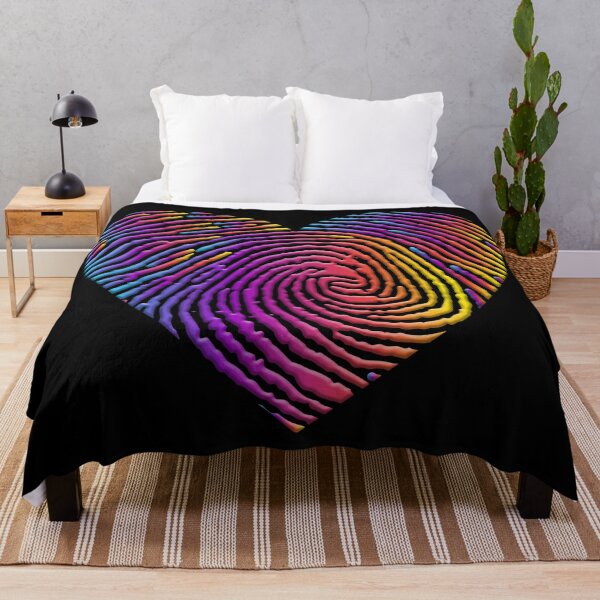 Item preview, Colorful Heart Fingerprint designed and sold by infleims.