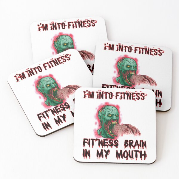 Item preview, Bloody Zombie Halloween Humor, I'm into fitness, in my mouth, im into fitness designed and sold by HazardPaay.