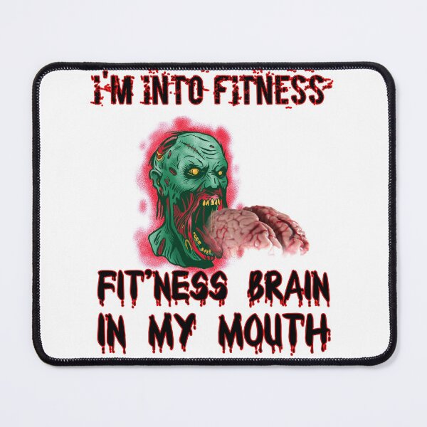 Item preview, Bloody Zombie Halloween Humor, I'm into fitness, in my mouth, im into fitness designed and sold by HazardPaay.