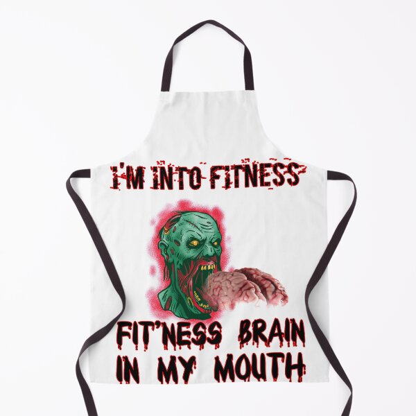 Item preview, Bloody Zombie Halloween Humor, I'm into fitness, in my mouth, im into fitness designed and sold by HazardPaay.