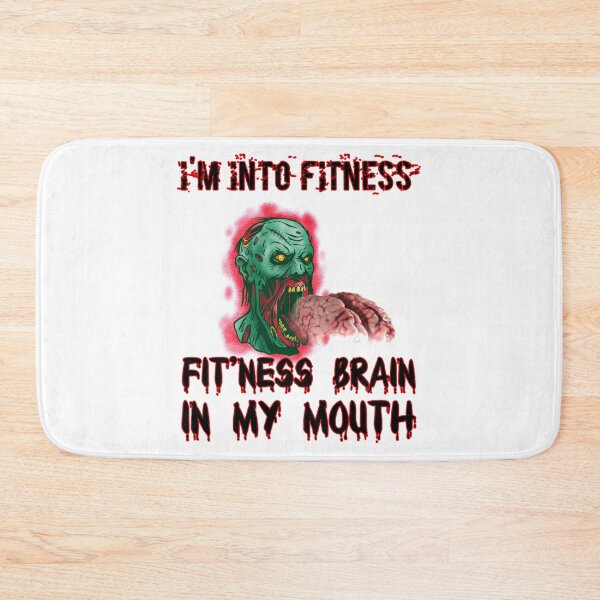 Item preview, Bloody Zombie Halloween Humor, I'm into fitness, in my mouth, im into fitness designed and sold by HazardPaay.