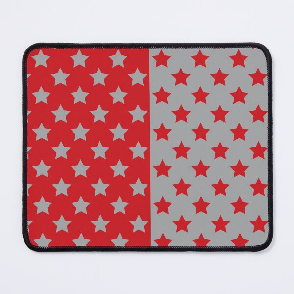 Item preview, Red & Gray Crazy Stars designed and sold by OddPop.
