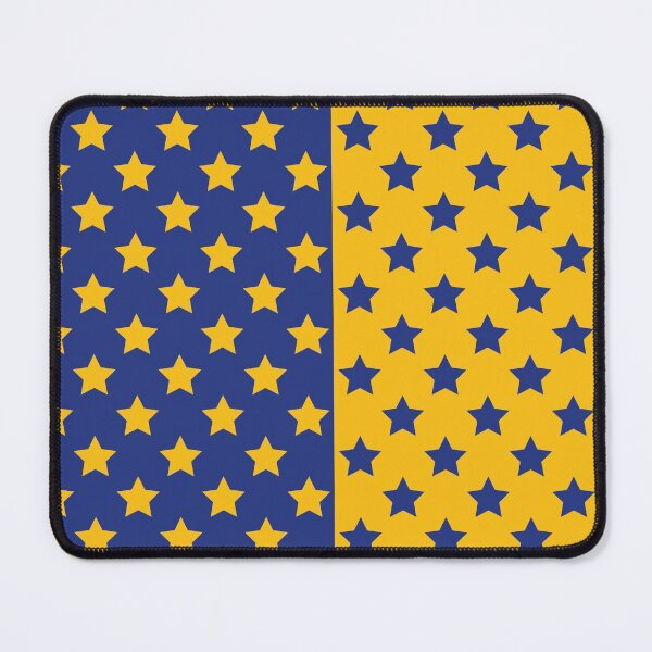 Item preview, Blue & Gold Crazy Stars designed and sold by OddPop.