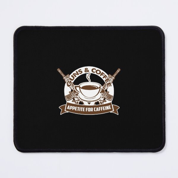 Item preview, Guns and coffee appetite for caffeine designed and sold by Zexten.