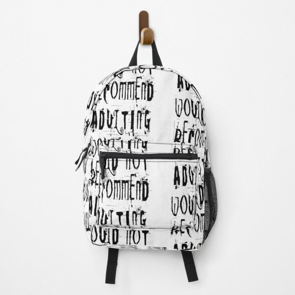 Item preview, Adulting Would Not Recommend designed and sold by RAWVANE.