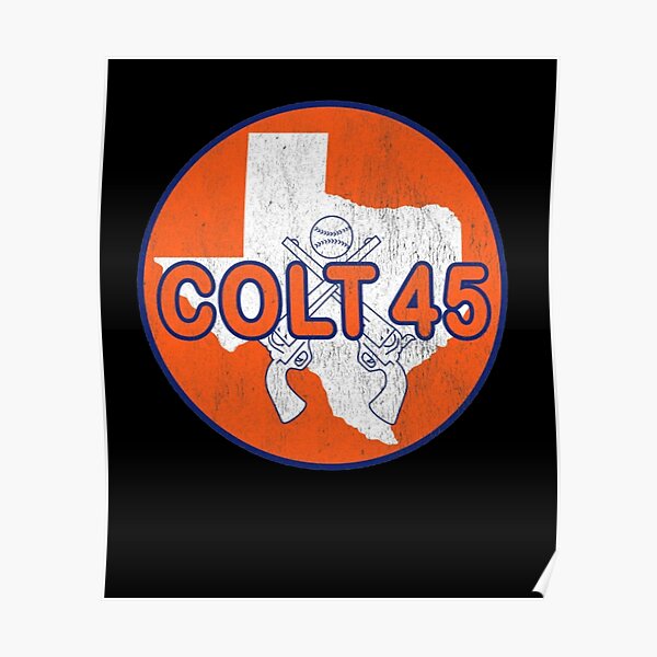 Houston Colt 45 Vintage Logo Poster for Sale by alhern67