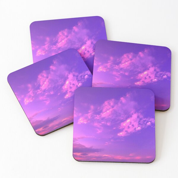 Item preview, Bright Purple Summer Sunset Clouds designed and sold by SoniaGreenwood.