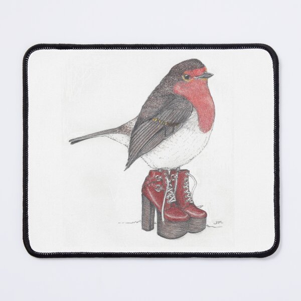 Item preview, UK robin in platform shoes designed and sold by JimsBirds.