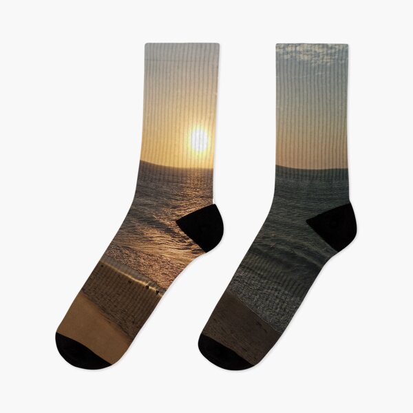 Item preview, Sunset on the Atlantic Ocean viewed from a sand dune with sunlight reflected on the sea.  designed and sold by Brasilia.