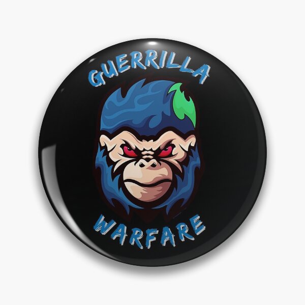 Item preview, Guerrilla Warfare Gorilla Graphic  designed and sold by MojaveTradePost.