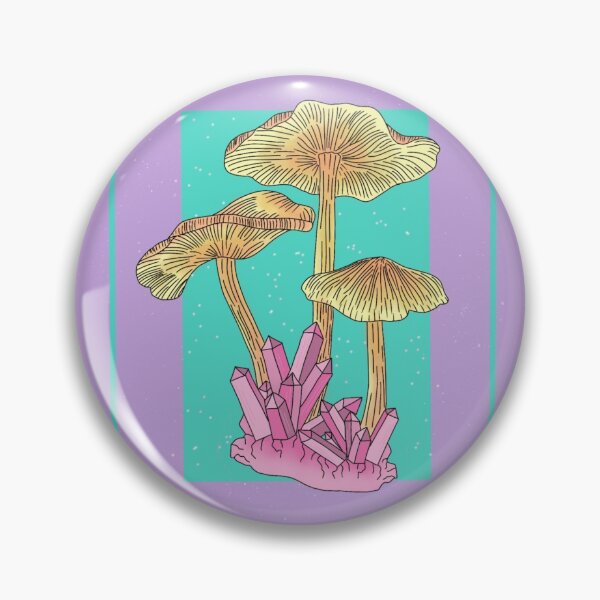 Item preview, Crystal Mushrooms designed and sold by queerlywitches.