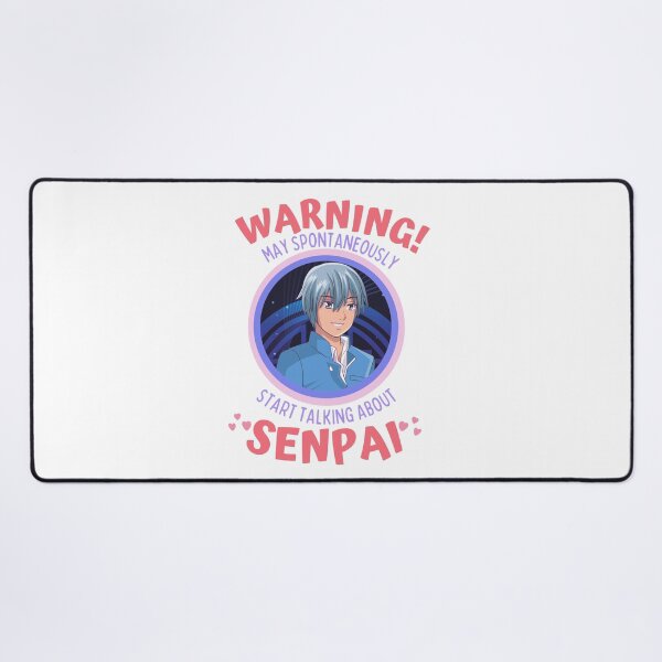 Item preview, Warning May Spontaneously Start Talking About My Senpai - Funny Otaku Anime Lover designed and sold by Teetee94.