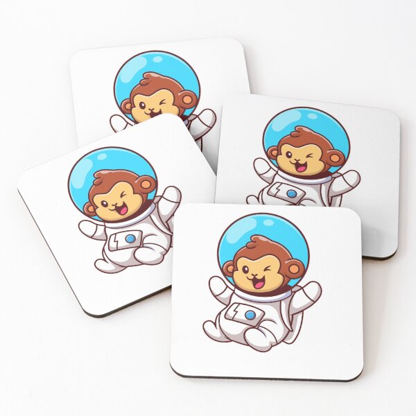 Item preview, Cute monkey astronaut designed and sold by fariz yuhdi.