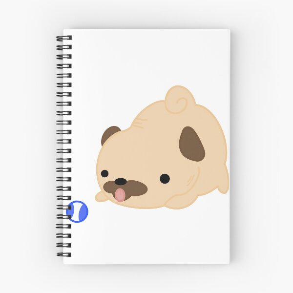 Item preview, Little pug and its ball designed and sold by SushiPugCo.