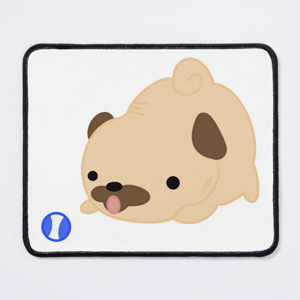 Item preview, Little pug and its ball designed and sold by SushiPugCo.