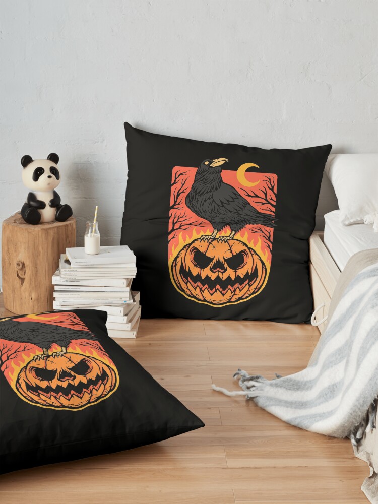Alternate view of Halloween Night Floor Pillow