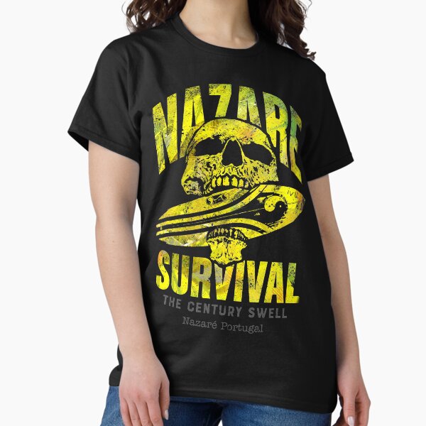 Artikel-Vorschau von Nazaré Survival - Künstlereindruck, designt und verkauft von KuppaTee.