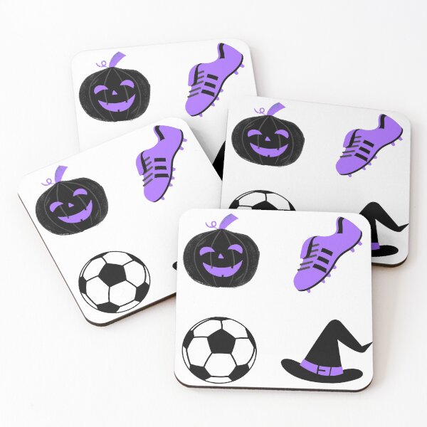 Item preview, Kids Purple Girls and Boys Soccer Halloween - Soccer Ball and Boots designed and sold by ijdesigns.
