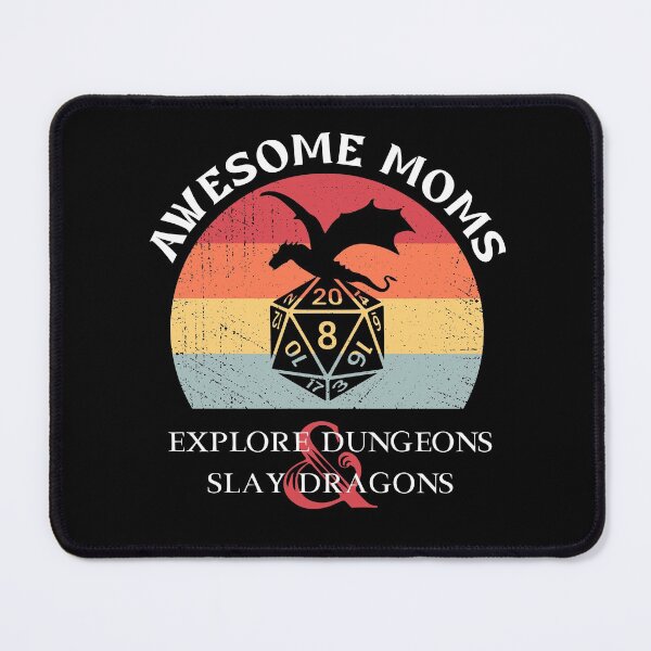 Item preview, Awesome Moms Explore Dungeons And Slay Dragons designed and sold by infleims.