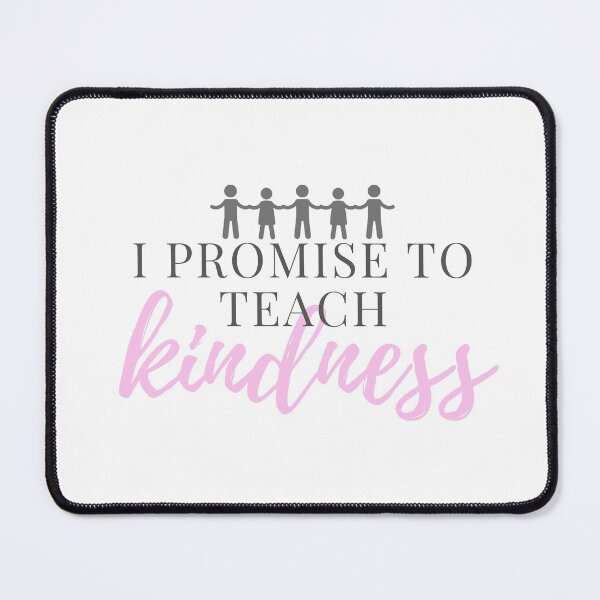 Item preview, I Promise To Teach Kindness Gray Stick People- Back to School, For Teacher, Teacher Gifts designed and sold by Teetee94.