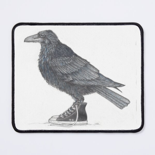 Item preview, Raven in hightops designed and sold by JimsBirds.
