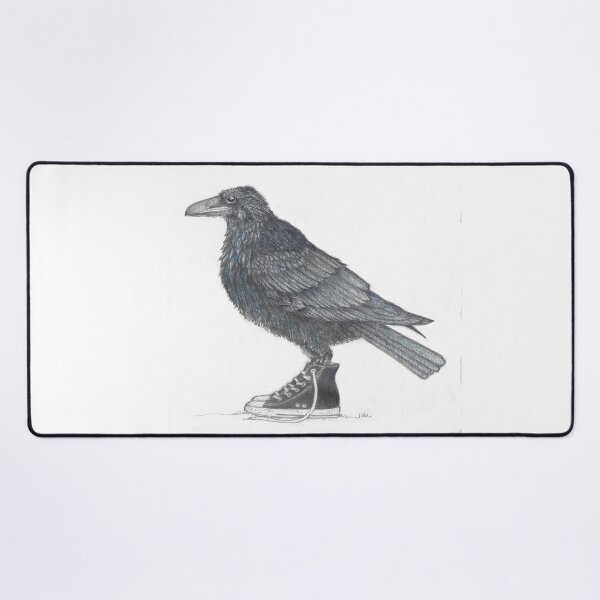 Item preview, Raven in hightops designed and sold by JimsBirds.