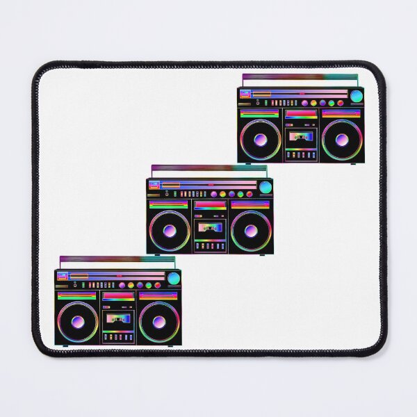 Item preview, Neon Retro 1980s Boombox Staircase designed and sold by Deborah Camp.
