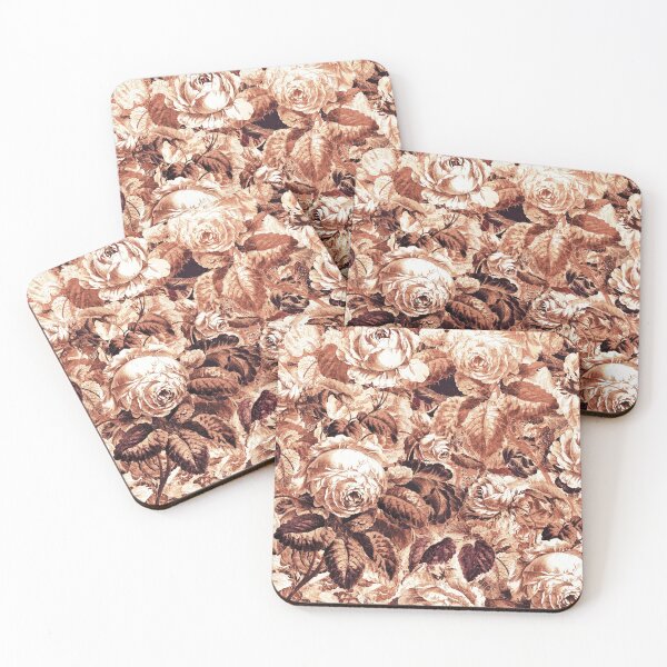 Item preview,  Shabby Chic Roses, rich browns, a perfect accent in a modern decor. designed and sold by Point-Of-DD.