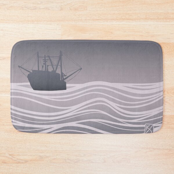 Item preview, Dark purple Boat Scene  designed and sold by Krystal  Thomas.