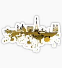 Paris skyline..2 Sticker