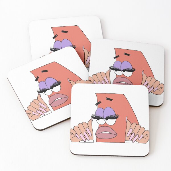 Item preview, Patrick Star Meme Lashes & Nails designed and sold by lovelyliaa.