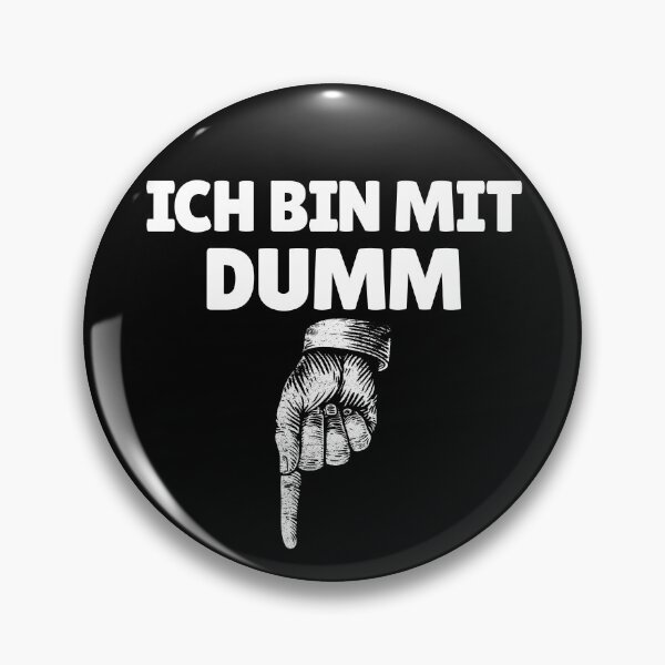 Item preview, Ich Bin Mit Dumm German Finger Down Funny I'm With Stupid Gear designed and sold by DynamicDesign.