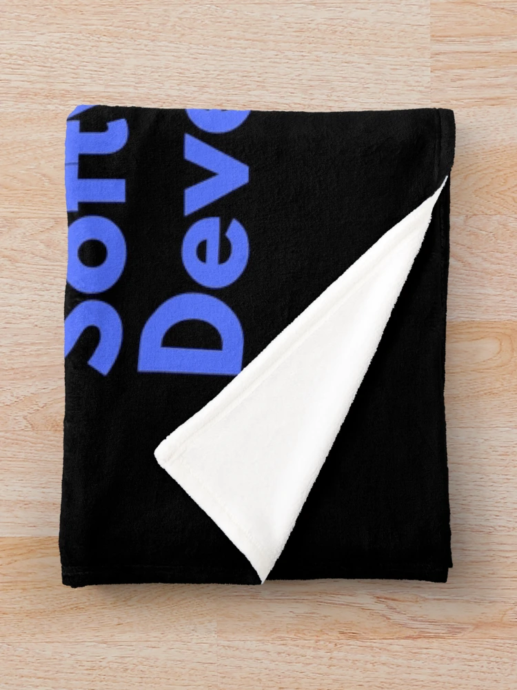 Thumbnail 3 of 6, Throw Blanket, Dogs, Data and Software Development| Colorful Colorful Coding/Coder software engineer developer programmer geek coder STEM designed and sold by brinikki.