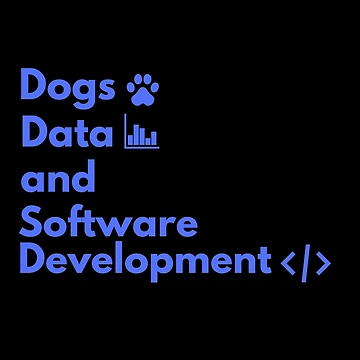 Artwork thumbnail, Dogs, Data and Software Development| Colorful Colorful Coding/Coder software engineer developer programmer geek coder STEM by brinikki