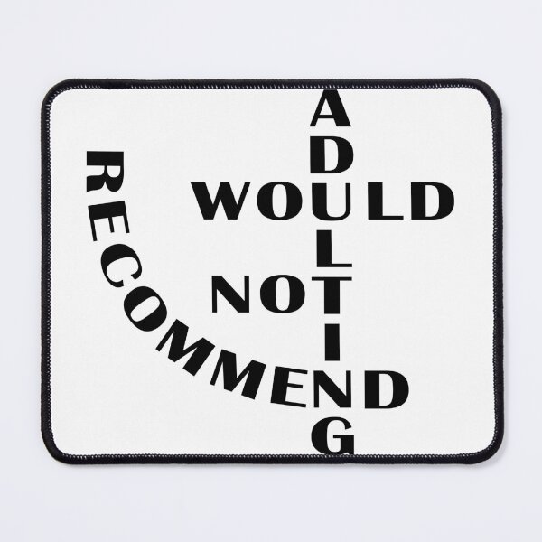 Item preview, Adulting Would Not Recommend designed and sold by RAWVANE.
