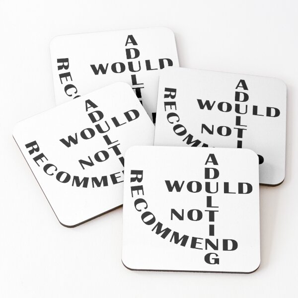 Item preview, Adulting Would Not Recommend designed and sold by RAWVANE.