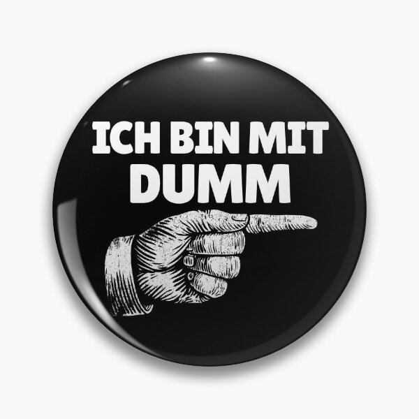 Item preview, Ich Bin Mit Dumm German Finger Right Funny I'm With Stupid Gear designed and sold by DynamicDesign.