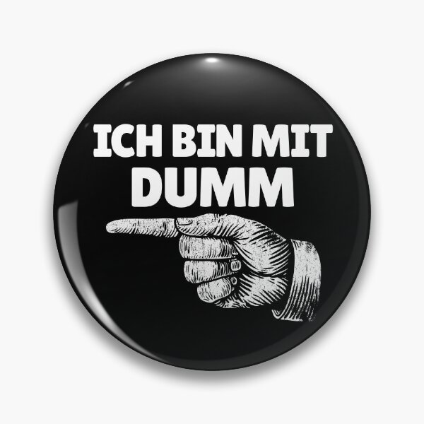 Item preview, Ich Bin Mit Dumm German Finger Left Funny I'm With Stupid Gear designed and sold by DynamicDesign.