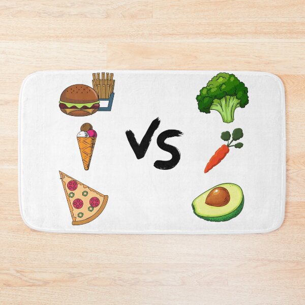 Item preview, fast food vs vegetables designed and sold by fatma65.
