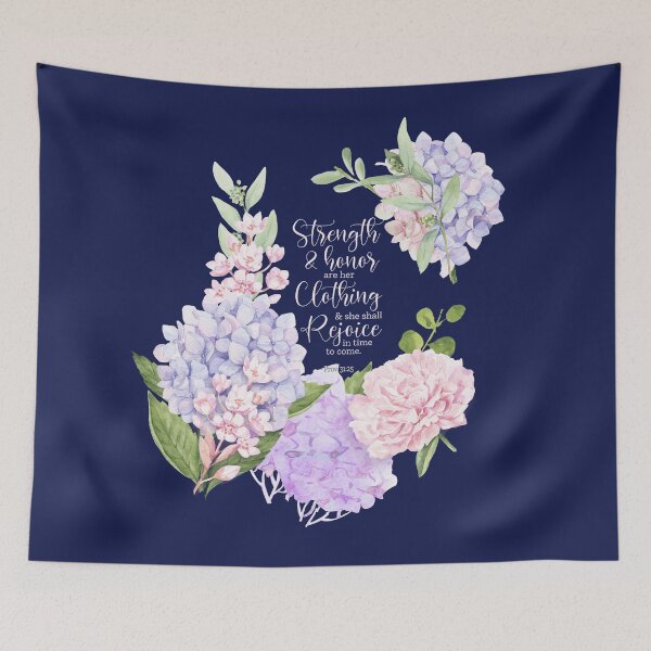 Item preview, Proverbs 31:25 - Strength and Honour Are Her Clothing KJV designed and sold by amazingjoy.