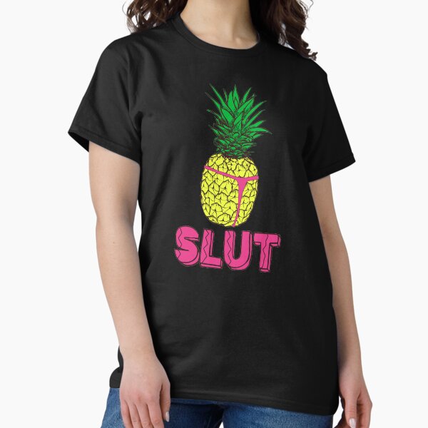 Item preview, Slutty Pineapple T-Shirt| Brooklyn Nine-Nine Pineapple in Thong Tshirt| Pineapple Slut Tropical Graphic Tee designed and sold by Nada18.